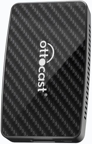 محول فيديو الوسائط المتعددة من Ottocast Play2Video Pro - محول سيارة CarPlay Android Auto اللاسلكي مدمج في Youtube Netflix، CarPlay Video Streaming AI Box يدعم الوسائط المتعددة USB، سهل الإعداد، التوصيل والتشغيل in Kuwait