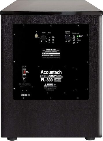 B I C Acoustech Elite Series PL-300 12 inch Powered Subwoofer-1400W with Tri-Tuned Ports and BASS Boost Feature for Room Shaking Bass Down to 15Hz in Saudi Arabia