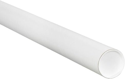 Aviditi Kraft Mailing Tubes with Caps, 1 1/2" x 30", Pack of 50, for Shipping, Storing, Mailing, and Protecting Documents, Blueprints and Posters in Saudi Arabia