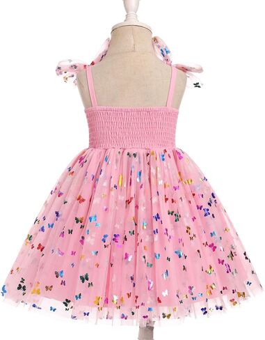 Toddler Baby Girls Tutu Dress Summer Sleeveless Princess Birthday Dresses Sequin Ruffle Tulle Sundress in Kuwait