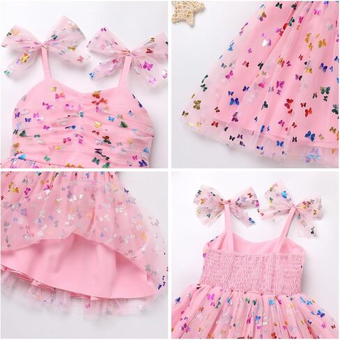 Toddler Baby Girls Tutu Dress Summer Sleeveless Princess Birthday Dresses Sequin Ruffle Tulle Sundress in Kuwait