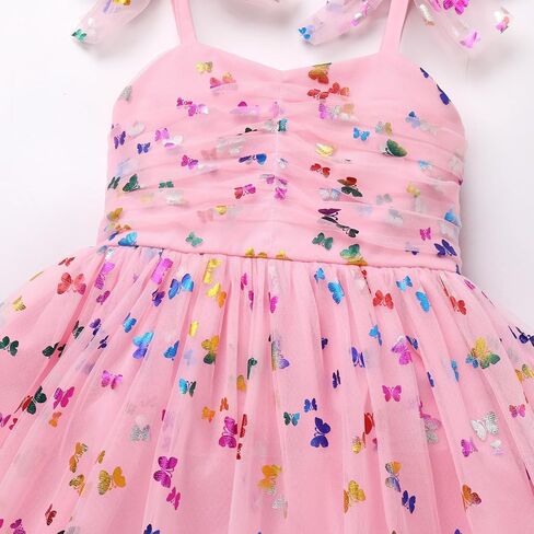 Toddler Baby Girls Tutu Dress Summer Sleeveless Princess Birthday Dresses Sequin Ruffle Tulle Sundress in Kuwait
