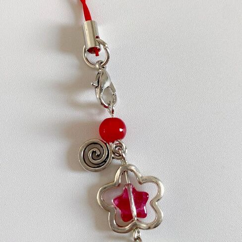 Cute Bag Pendant Portable Phone Chain Strawberry Shape Stylish Phone Jewelry Phone Pendant for Parties and Gatherings, As Pictures Show, Red in Kuwait