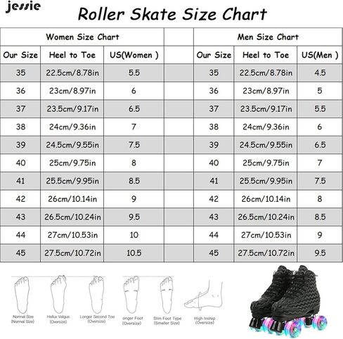 jessie Womens Roller-Skates Zebra Printed High-top Roller-Skates Four-Wheel Shiny Roller-Skates for Adult Youth Outdoor with Shoes Bag in Kuwait