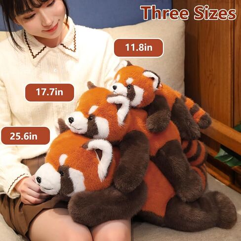 Raccoon Weighted Stuffed Animals,25.6 Inch Raccoon Plush Toy Doll,Stuffed Raccoon Plush Pillow Cute Weighted Raccoon Plushies Toys for Kids Boys Girls Birthday Gift, 113107QQ5ZL1I in Saudi Arabia