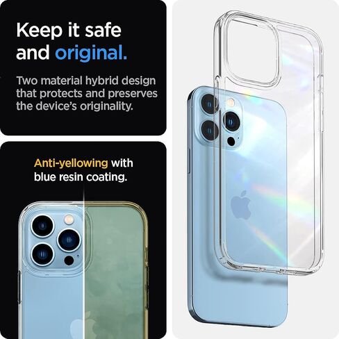 متوافق مع حافظة هاتف iPhone 13 Pro الشفافة، شفافة، واحدة شفافة تمامًا in Saudi Arabia
