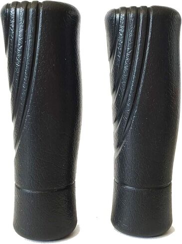 Pik Ergonomic Bicycle Handle Grips – Set of Two/PVC Leather-Like Texture/Easy to Install on Bike Handlebar/for Men Women Children in Saudi Arabia