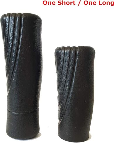 Pik Ergonomic Bicycle Handle Grips – Set of Two/PVC Leather-Like Texture/Easy to Install on Bike Handlebar/for Men Women Children in Saudi Arabia