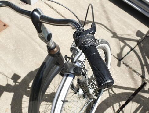 Pik Ergonomic Bicycle Handle Grips – Set of Two/PVC Leather-Like Texture/Easy to Install on Bike Handlebar/for Men Women Children in Saudi Arabia