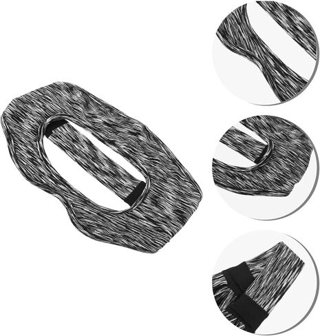 Mikikit 2pcs Vr Goggles Vr Pads Covers Vr Sweat سماعة الرأس Vr الملحقات سماعة الهاتف للهاتف الخليوي الواقع الافتراضي سماعات غطاء البوليستر تنفس الملحق in Kuwait