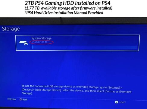 محرك الأقراص الصلبة للألعاب Toshiba 2TB 5400RPM 128MB Cache SATA 6.0Gb/s 2.5inch PS4 - ضمان لمدة 3 سنوات (متجدد) in Saudi Arabia