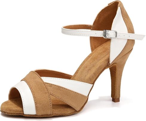Latin Ballroom Dance Shoes for Women Elegant Salsa Shoes for Party Performance in Saudi Arabia