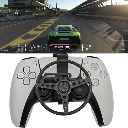 لوحدة التحكم PS5 الصغيرة لعجلة القيادة الصغيرة النحيفة PS5، استبدال عجلة قيادة ألعاب عجلة السباق لملحقات وحدة التحكم بلاي ستيشن 5 النحيفة in Saudi Arabia