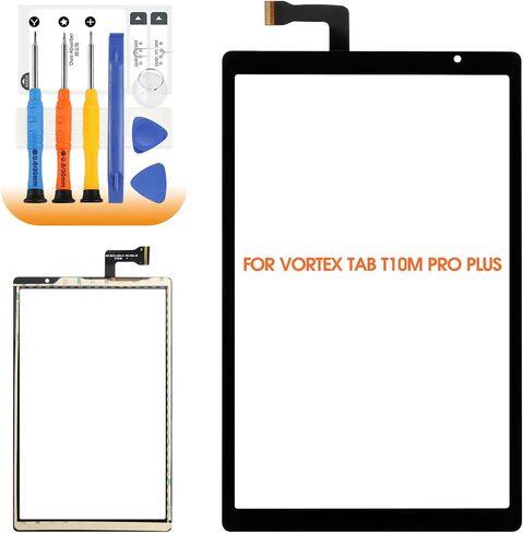 لشاشة Vortex Tab T10M Pro Plus استبدال الشاشة 10.1 بوصة لشاشة Vortex Tab 10M Pro Plus التي تعمل باللمس لـ Vortex Tab T10M Pro Plus مستشعر زجاجي بديل أسود مع أدوات in Saudi Arabia