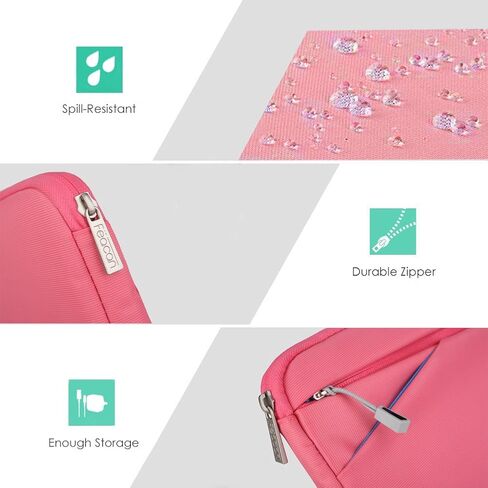 Tablet Sleeve Case Bag for 11 inch iPad Pro M4 / 11 inch iPad Air M2 / 10.9 inch iPad / 10.2 inch iPad / 10.9" iPad Air 5 4/10.5" iPad Pro Air / 9.7" iPad, 11" Samsung Galaxy Tab A9+, Black in Saudi Arabia