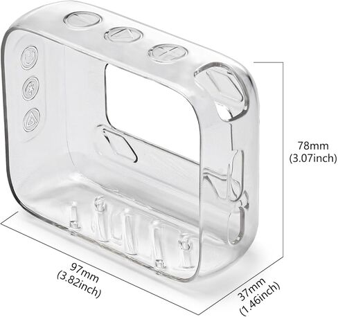 GO 4 Special Silicone Protective Cover case, Suitable for JBL GO 4 Wireless Bluetooth Speaker, Anti-Bump Portable Silicone Protective Cover with Lanyard Outdoor Travel Necessary in Kuwait