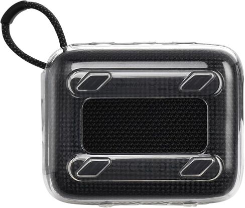 GO 4 Special Silicone Protective Cover case, Suitable for JBL GO 4 Wireless Bluetooth Speaker, Anti-Bump Portable Silicone Protective Cover with Lanyard Outdoor Travel Necessary in Kuwait