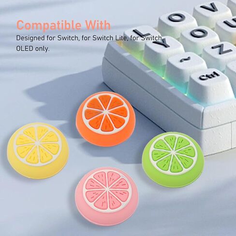 Thumb Grip for, Soft Silicone Joystick Rocker Cover, Cute Silicone Joycon Thumb Grip Compatible with Lite in Saudi Arabia