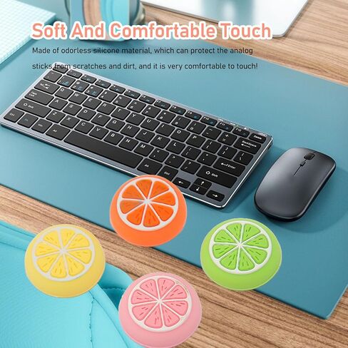 Thumb Grip for, Soft Silicone Joystick Rocker Cover, Cute Silicone Joycon Thumb Grip Compatible with Lite in Saudi Arabia