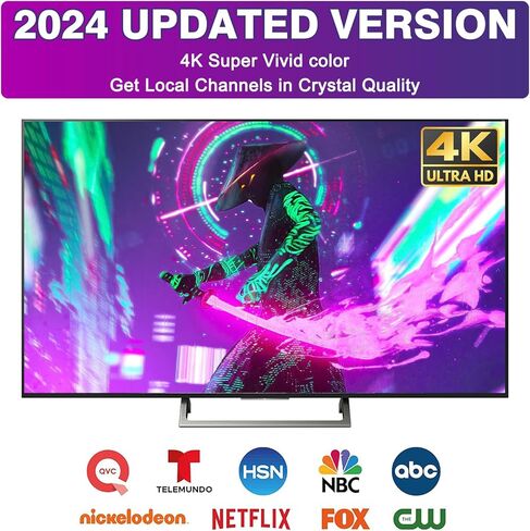 TV Antenna-TV Antenna Indoor, TV Antenna for Smart TV Indoor, TV Antenna for Local Channels, Long Range Reception 4K 1080P Free HDTV Antenna,Support All TV in Kuwait