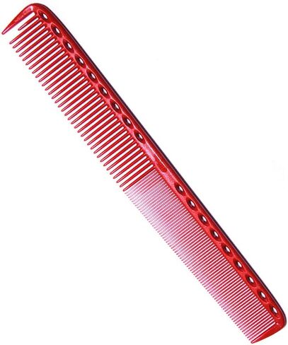 YS Park 335 Fine Cutting Comb (Extra Long) - Red in Saudi Arabia