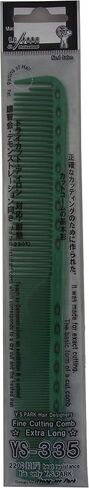 YS Park 335 Fine Cutting Comb (Extra Long) - Red in Saudi Arabia