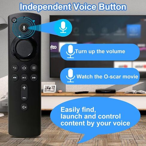 2nd Gen Voice Remote Control Replacement with Remote Cover for :-Fire Tv Stick Lite/TV Stick 2nd Gen/TV Stick 3rd Gen/TV Stick 4K/ TV Stick 4K Max/TV Cube (1st Gen, 2nd Gen)/ :-Fire TV 3rd Gen in Saudi Arabia