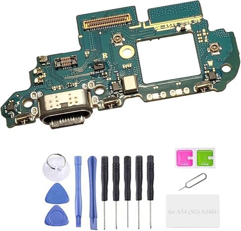 A54 (5G) قطع غيار لوحة منفذ USB للشحن لهاتف Samsung Galaxy A54 (5G) SM-A546U SM-A546U1 6.4 بوصة in Kuwait