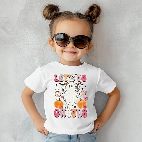 Toddler Halloween Shirts for Boys Kids Girls, Cute Spooky Pumpkins Ghosts Bats Witches and Monsters Halloween T Shirt: 2-6T in Saudi Arabia