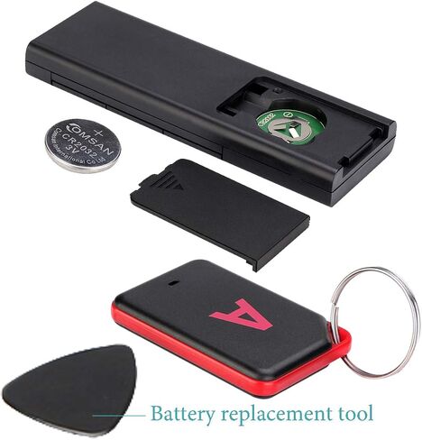 Retekess TH104 Key Finder، محدد موقع العنصر اللاسلكي، صوت صفير 85 ديسيبل، دعم جهاز التحكم عن بعد، نطاق عمل 131 قدم، 6 أجهزة استقبال للحيوانات الأليفة، المحفظة، تتبع المفاتيح in Saudi Arabia