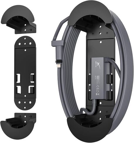 EDUP 2 في 1 حامل كابل إيثرنت ستارلينك وحامل محول إيثرنت ستارلينك، مجموعة تركيب ستارلينك ABS إدارة كابل ستارلينك لثبات كابل إيثرنت بطول 150 قدم ومحول إيثرنت in Kuwait