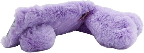 Rabbit Ear Case for Moto G Play 2024 4G,Crossbody Strap Case Fuzzy Fluffy Cute Girls Kids Plush Ball Bunny Fur Case Soft Bumper Protective Cover,Purple in Kuwait