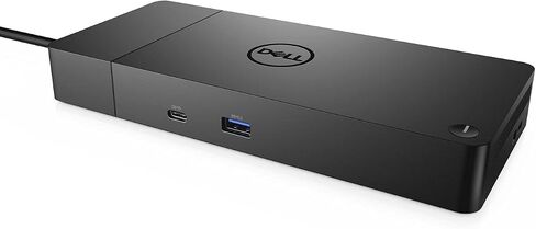 Dell Dock WD19S 180W WD19S-180W، سلكي، USB 3.2، 0DELL-WD19S180W، 99111874 (WD19S-180W، سلكي، USB 3.2 Gen 2 (3.1 Gen 2) Type-C، 10,100,1000 ميجابت/ثانية، أسود، 5120 × 2880 بكسل، العاصمة) in Saudi Arabia