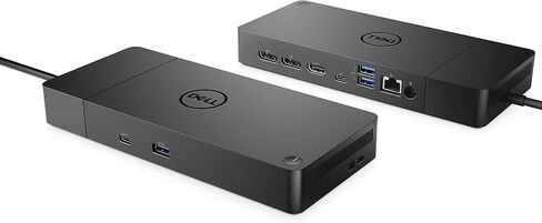 Dell Dock WD19S 180W WD19S-180W، سلكي، USB 3.2، 0DELL-WD19S180W، 99111874 (WD19S-180W، سلكي، USB 3.2 Gen 2 (3.1 Gen 2) Type-C، 10,100,1000 ميجابت/ثانية، أسود، 5120 × 2880 بكسل، العاصمة) in Saudi Arabia