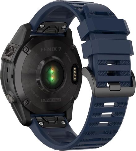 متوافق مع سوار Garmin Fenix ​​7 Sapphire Solar Band، أشرطة بديلة 22 مم لـ Fenix ​​7 / Fenix ​​7 Solar/Fenix ​​6 / Fenix ​​6 Pro Solar/Fenix ​​6 Sapphire in Kuwait