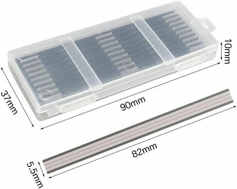 3 1/4 Inch HSS Planer Blades - Fits Ryobi L1835 & L180-82mm Planers Pack of 10 in Kuwait