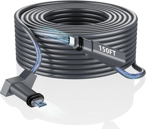 Starlink Gen 2 Cable, 150FT Starlink Replacement Cord Waterproof Starlink Ethernet Cable for Starlink Rectangular Satellite V2, Starlink Cord Extension Starlink Accessories for Standard Kit in Saudi Arabia