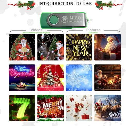 Immersive Gift Christmas and New Year's Window Projections: Add Festive Sparkle to Your Home - Maximize The Magic, Ideal for Windows & Open Spaces, 108"x66" White in Saudi Arabia