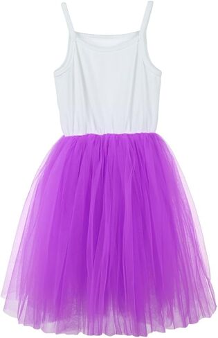فستان فالنتينا توتو للفتيات الصغيرات فستان حفلات الأميرة من التول بدون أكمام in Kuwait