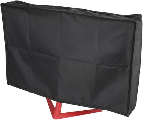 Waterproof Computer Monitor Dust Cover, 22, 23, 24 Inch Full Body Computer Screen Protective Sleeve, PC TV Monitor Dust Cover Desktop, Black, 24*18*3.1" in Saudi Arabia