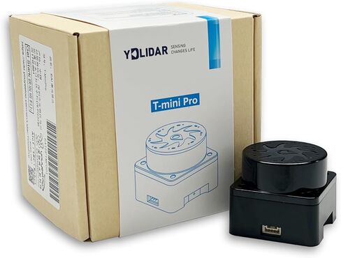 WayPonDEV Tmini Pro ToF Lidar Scanner 360 Degrees 2D Sensor,12Hz Scan Rate and 12m Ranging Distance Rplidar for ROS Robot Obstacle Avoidance and Navigation in Kuwait