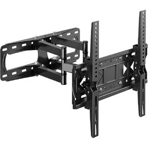 Full Motion TV Mount for Most 26-65 Inch Flat/Curved 4K LED LCD TVs, Swivel and Tilt TV Wall Mount Max VESA 400X400 mm,Fits 12″/16″ Wood Studs,Rotate Articulating Arms Wall Mount TV Bracket
