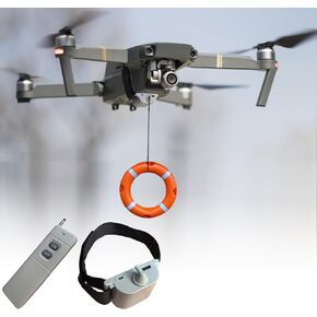 Universal Drone Payload Delivery Airdrop Transport Device Release Fishing Bait Line Carrying Wedding Proposal and Rescue Device for DJI Mavic mini2/mini/SE/Air/Air2/ DJI Series Drone Accessories