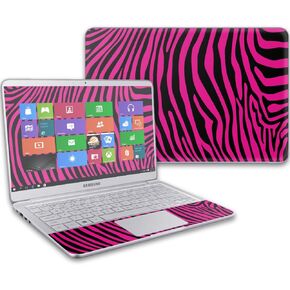 MightySkins Skin Compatible with Samsung Notebook 9 13" (2017) wrap Cover Sticker Skins Pink Zebra