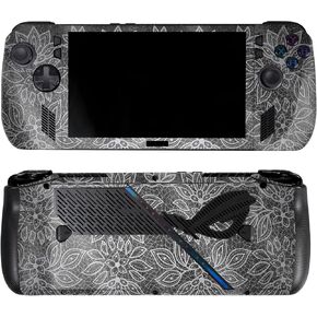 Glossy Glitter Skin Compatible with Asus ROG Ally X - Vivid Fog - Premium 3M Vinyl Protective Wrap Decal Cover - Easy to Apply | Crafted in The USA by MightySkins