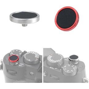 Fotga 2-Pack Camera Shutter Release Button for Fujifilm X-T50 X-T30 X-T20 X-T10 X-T5 X-T4 X-T3 X-T2 X-PRO3 X100VI X100V X100F X-E4 X-E3 for Leica Hasselblad Rolleiflex Camera for Nikon Zf Camera