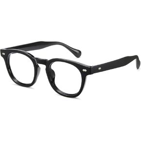 Cyxus Round Blue Light Glasses for Women Men Vintage Computer Glasses with UV Protection 8155