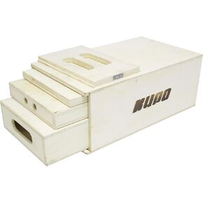 Kupo 4 in 1 Nesting Apple Box Set - Includes 1 Each Pancake, Quarter, Half, and Full Apple Box (KG087411)