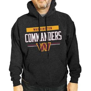 Team Fan Apparel NFL Adult Gameday Charcoal Hooded Sweatshirt - Cotton & Polyester - Stay Warm & Represent Your Team in Style (Kansas City Chiefs - Black, Adult Large)