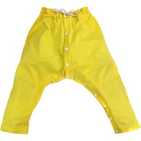 Loose and Comfortable Hip Dysplasia Pants with Easy Snaps for Pavlik Harness Brace Cover Protection Keep Warm for Kids Under 12 Months Yellow